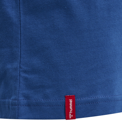 Camiseta básica roja hummel de manga corta (juvenil)