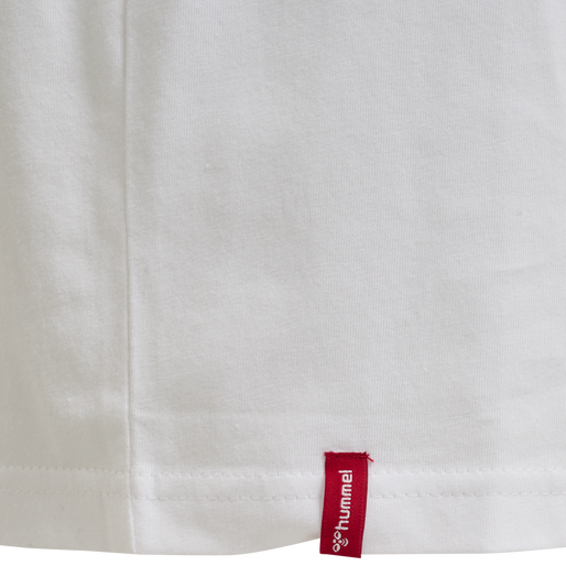 Camiseta básica roja hummel de manga corta (juvenil)