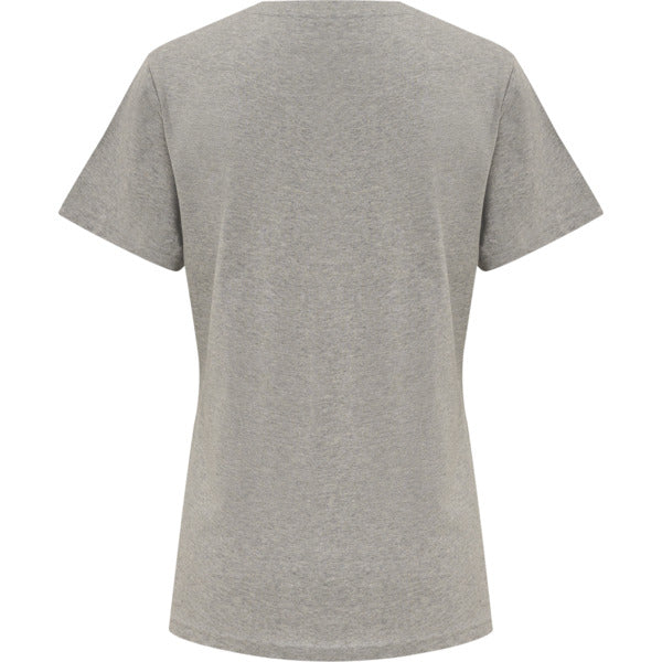 Camiseta básica roja de manga corta hummel (para mujer)