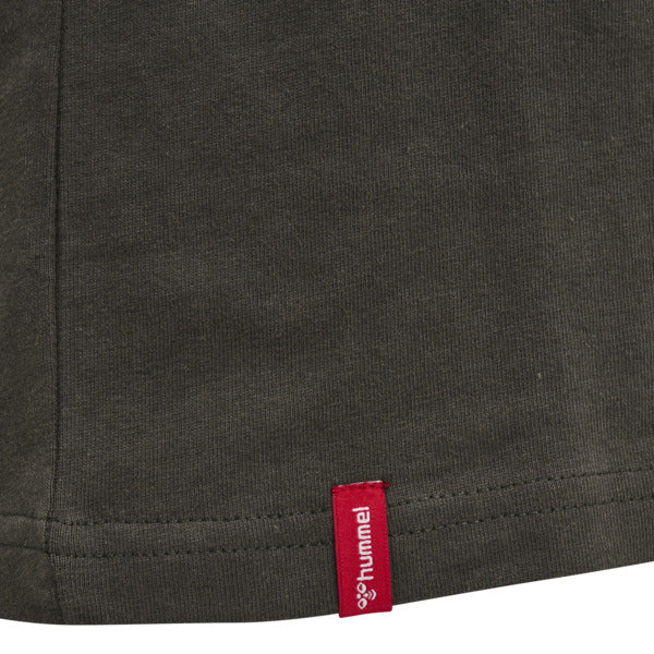 Camiseta básica roja de manga corta hummel (para mujer)