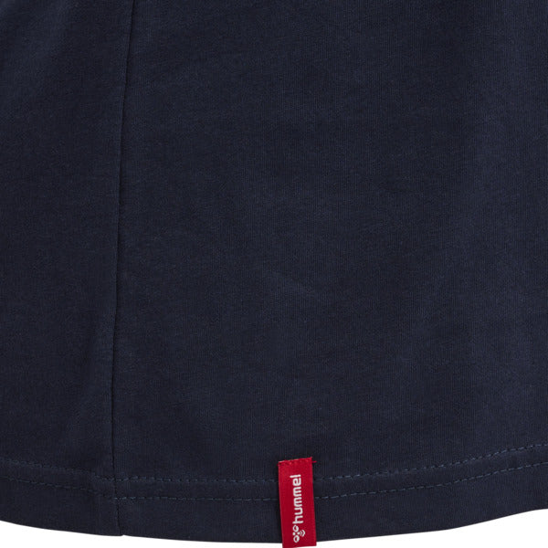 Camiseta básica roja de manga corta hummel (para mujer)