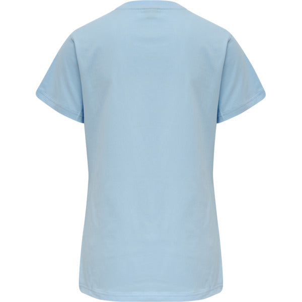 Camiseta básica roja de manga corta hummel (para mujer)