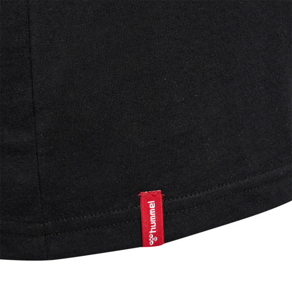 Camiseta Hummel roja de manga corta y corte pesado (para mujer)