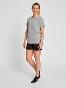 hummel Red Heavy SS T-Shirt (women's)