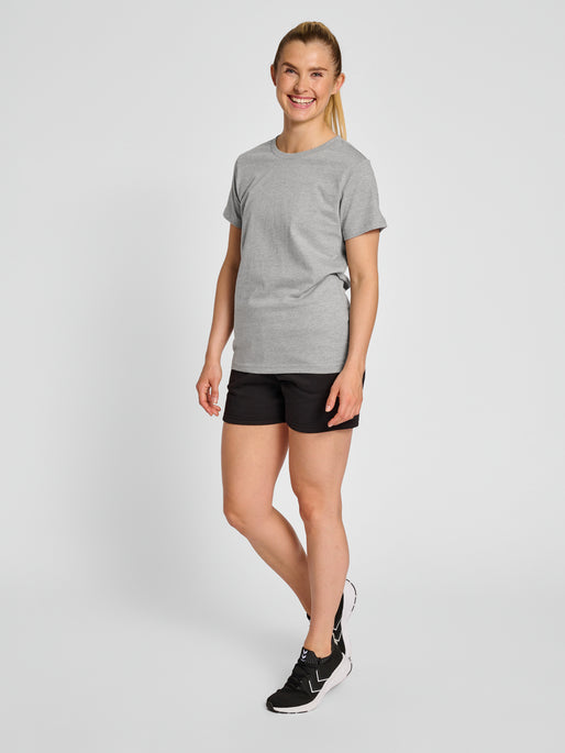 hummel Red Heavy SS T-Shirt (women's)