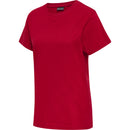hummel Red Heavy SS T-Shirt (women's)