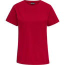 hummel Red Heavy SS T-Shirt (women's)
