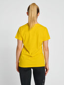 hummel Red Heavy SS T-Shirt (women's)