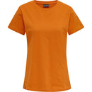 hummel Red Heavy SS T-Shirt (women's)
