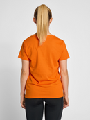 hummel Red Heavy SS T-Shirt (women's)