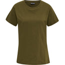 hummel Red Heavy SS T-Shirt (women's)