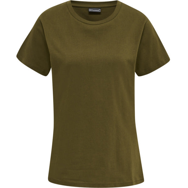hummel Red Heavy SS T-Shirt (women's)