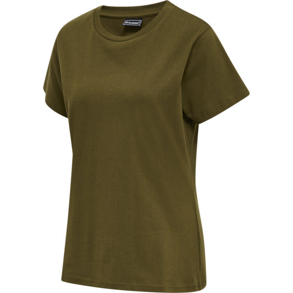 hummel Red Heavy SS T-Shirt (women's)