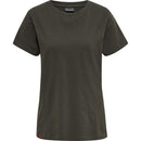 hummel Red Heavy SS T-Shirt (women's)