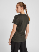 hummel Red Heavy SS T-Shirt (women's)