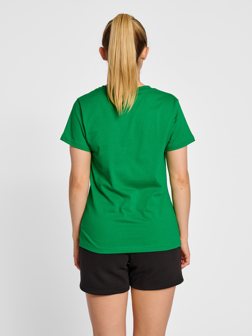 hummel Red Heavy SS T-Shirt (women's)