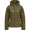 hummel Red Quilted Hooded Jacket (women's)