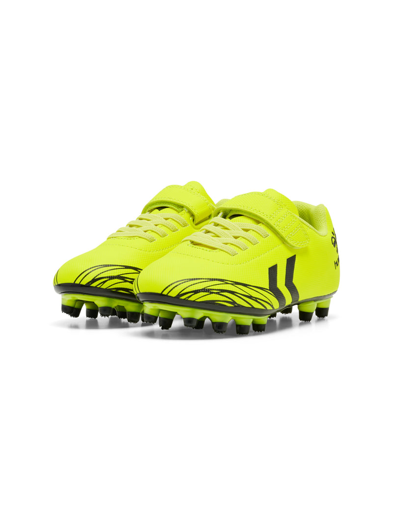 hummel Top Star Jr FG Soccer Cleats (safety yellow)-Soccer Command