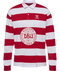 hummel Denmark DBU Fan 24 Rugby Striped Shirt-Soccer Command