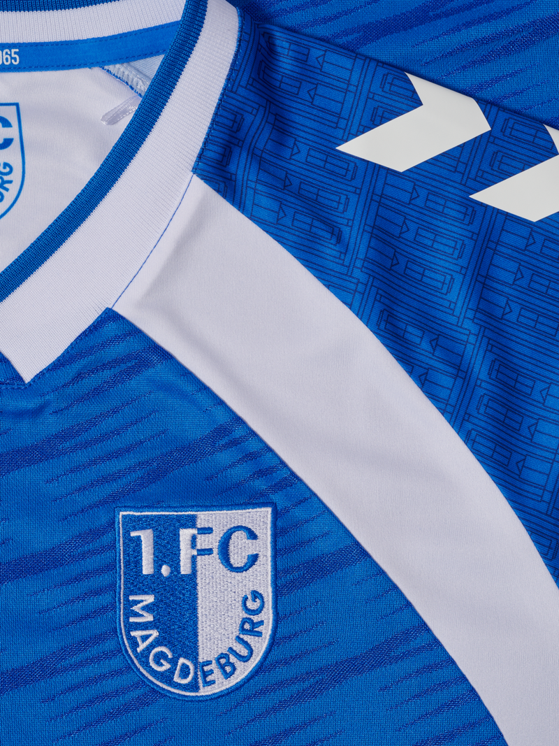 hummel 25/26 1.FC Magdeburg Home Soccer Jersey