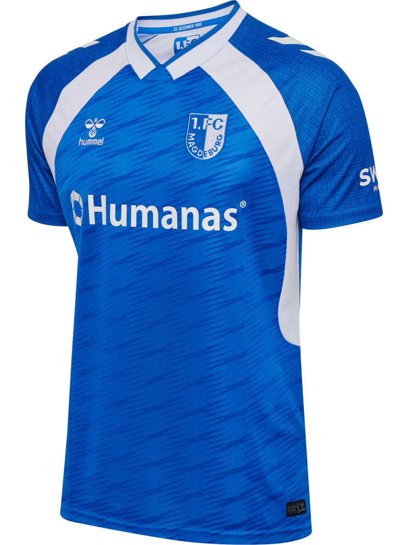 hummel 25/26 1.FC Magdeburg Home Soccer Jersey