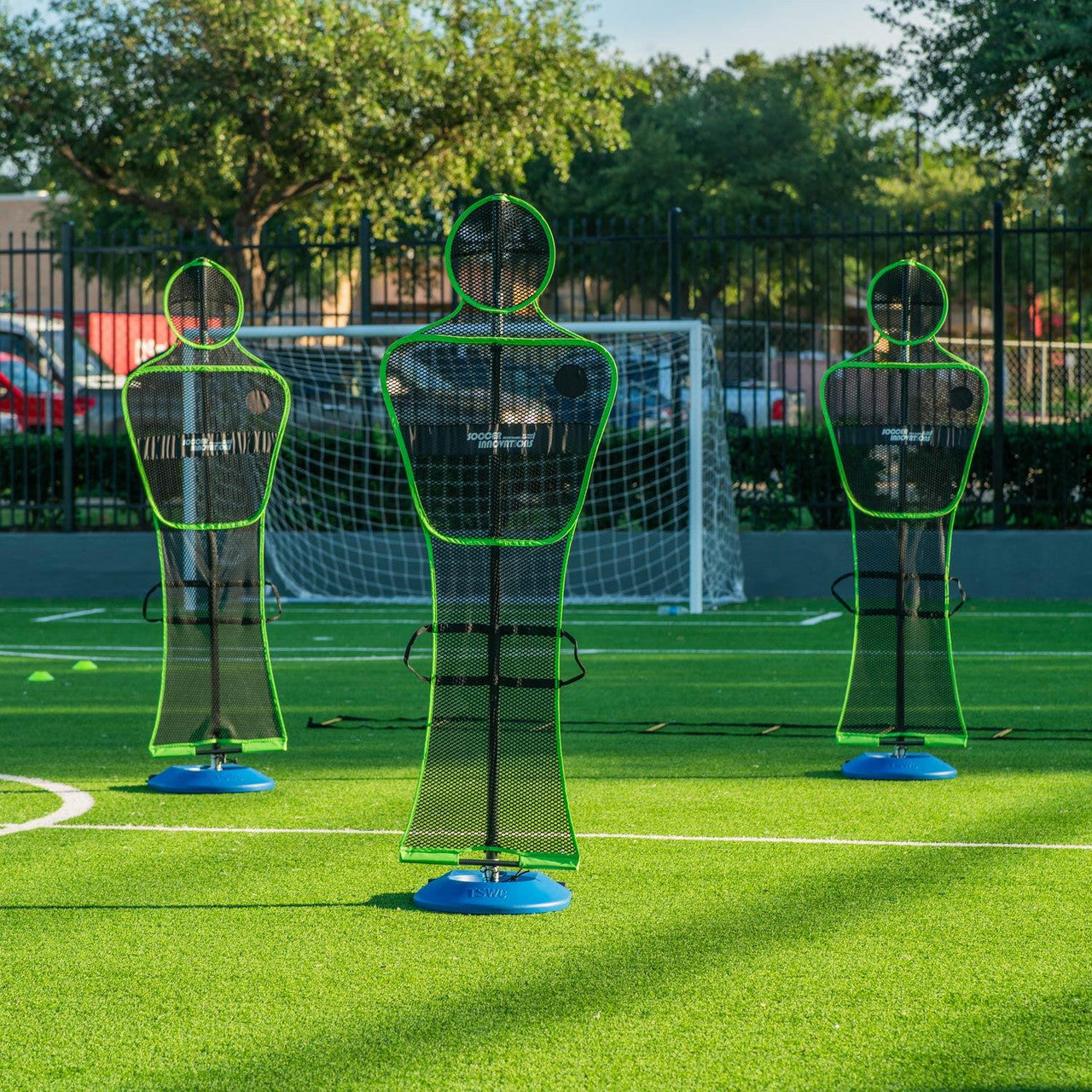 Maniquí de césped artificial para pared de fútbol de Soccer Innovations