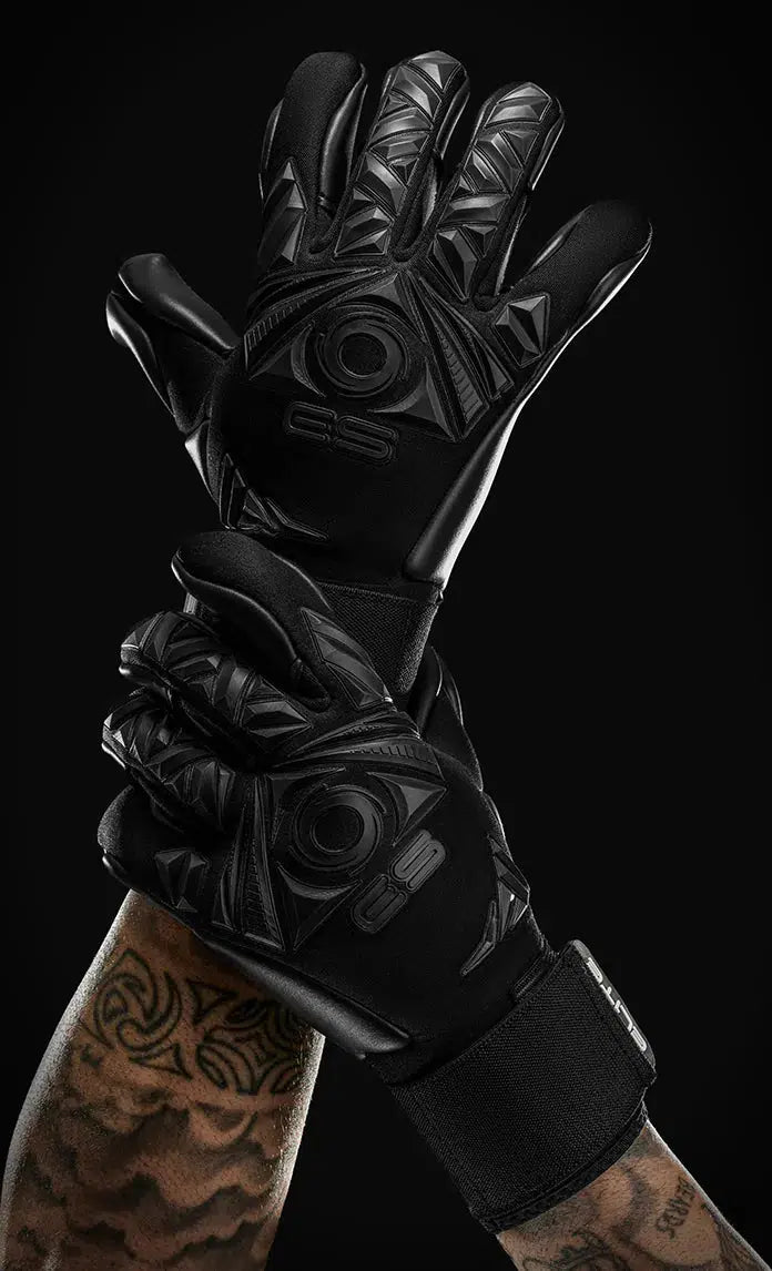 Elite Sport Revolution II Black v23 Goalkeeper Gloves-Soccer Command