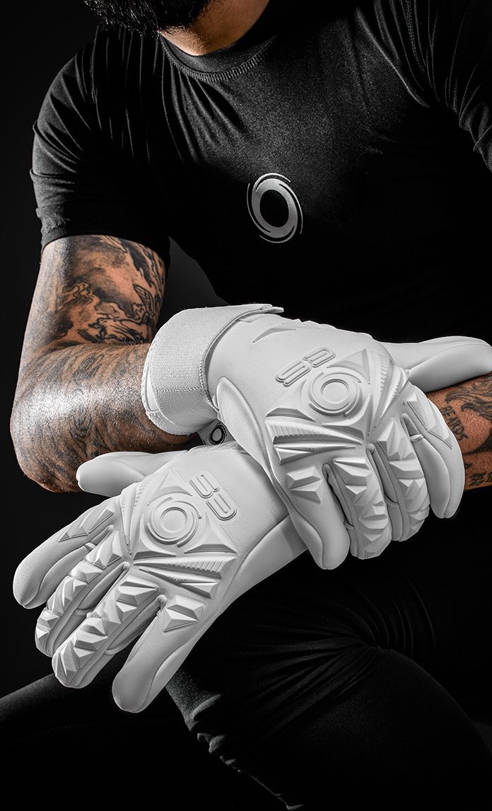 Elite Sport Revolution II White v23 Goalkeeper Gloves-Soccer Command