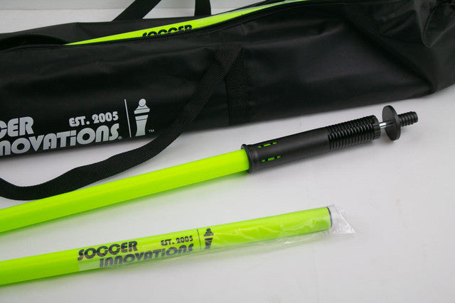 Juego de postes de agilidad plegables de 1 pulgada de Soccer Innovations