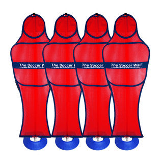 Maniquíes de césped artificial para pared de fútbol de Soccer Innovations (Juego de 4)