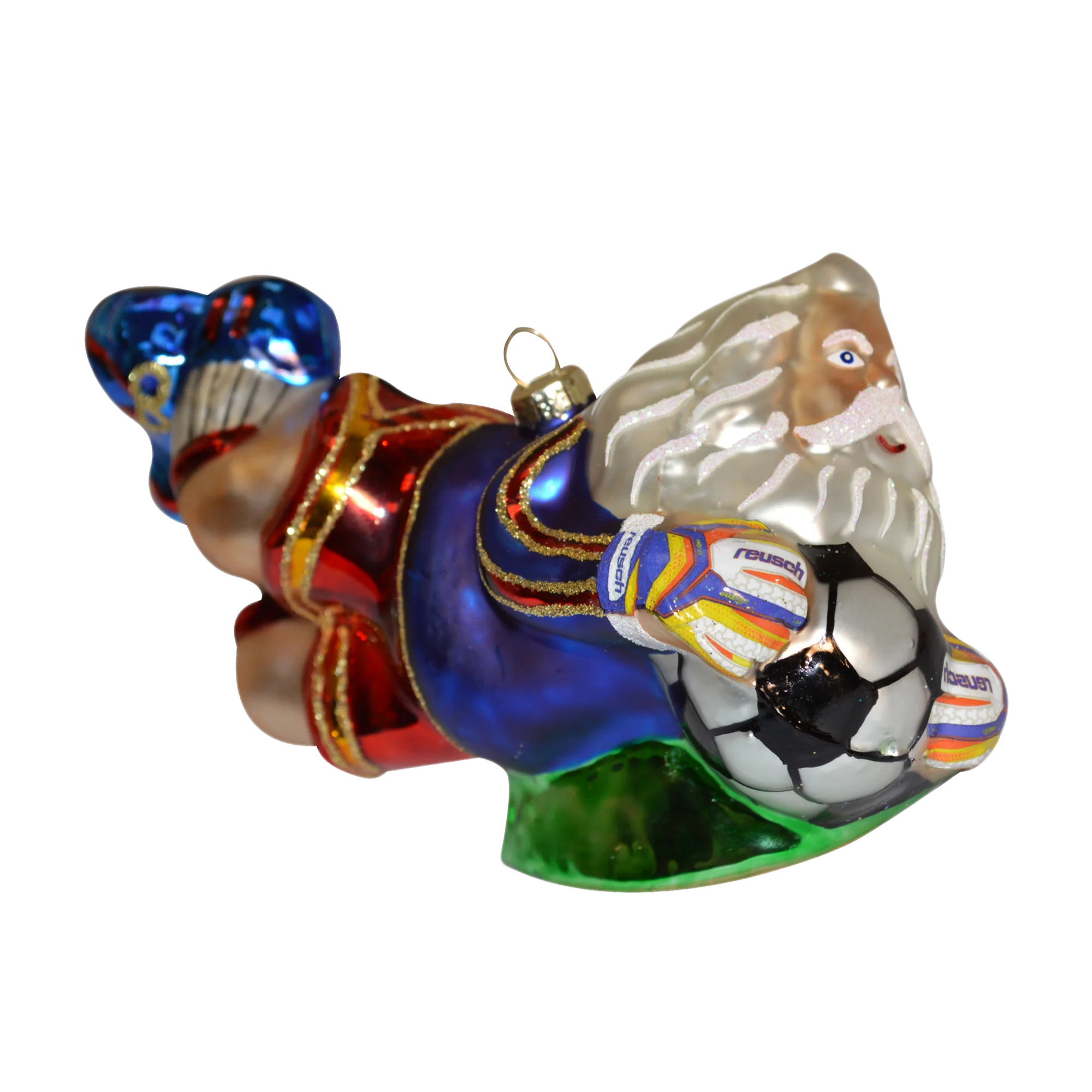 Reusch Soccer GK Santa Christmas Ornament