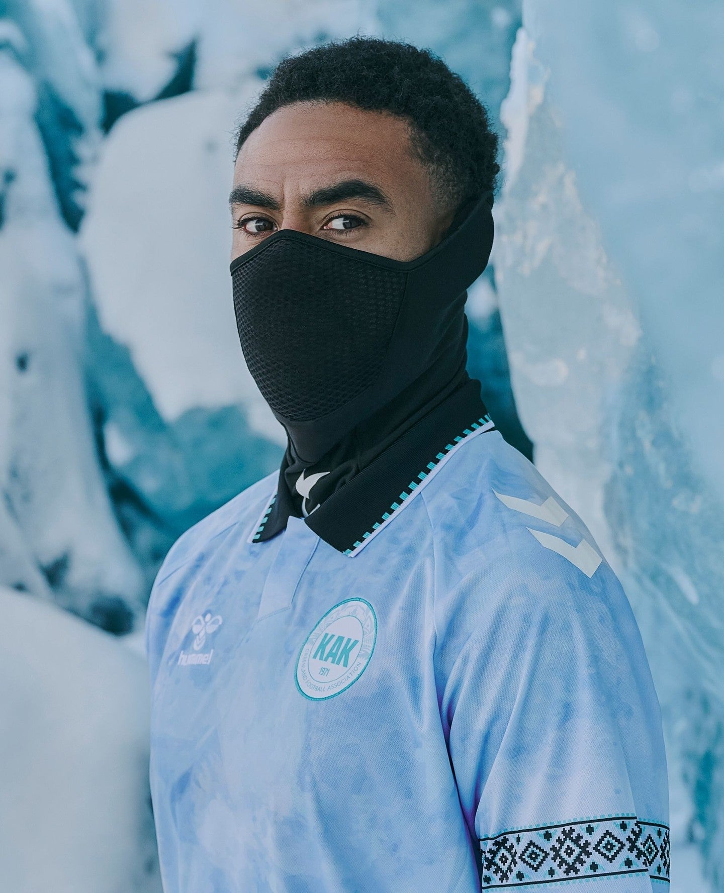 Camiseta de fútbol visitante de Groenlandia Hummel 2025