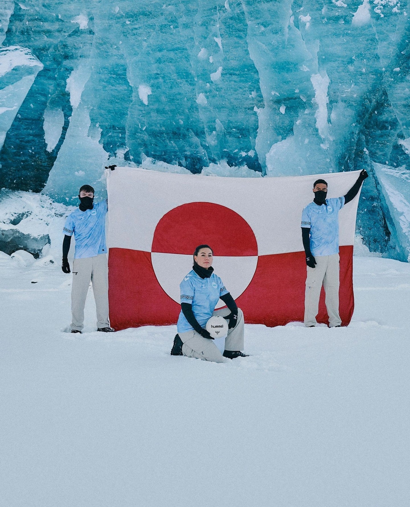 Camiseta de fútbol visitante de Groenlandia Hummel 2025
