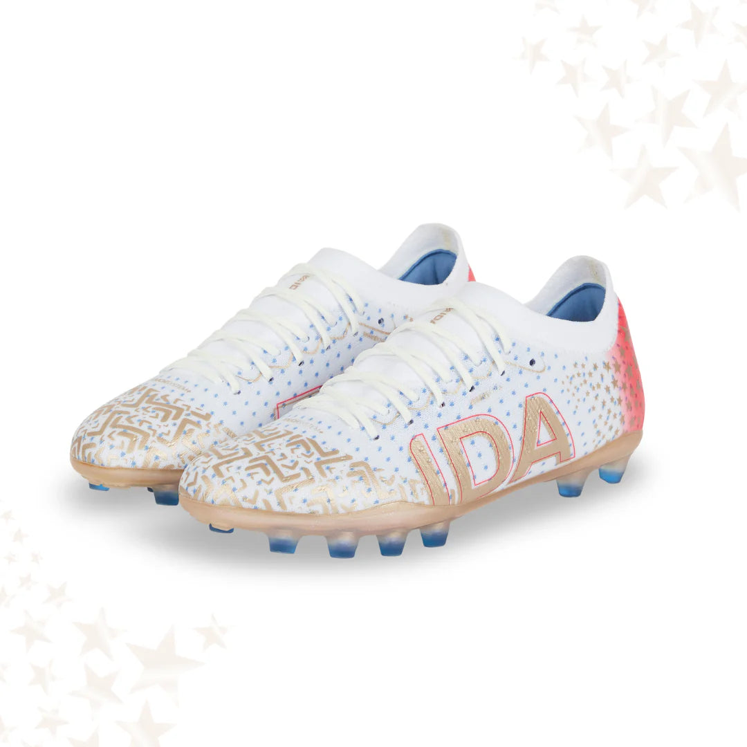 Pack IDA Edición Limitada 99er: Botas de fútbol ligeras Rise Elite para mujer FG/AG con calcetín