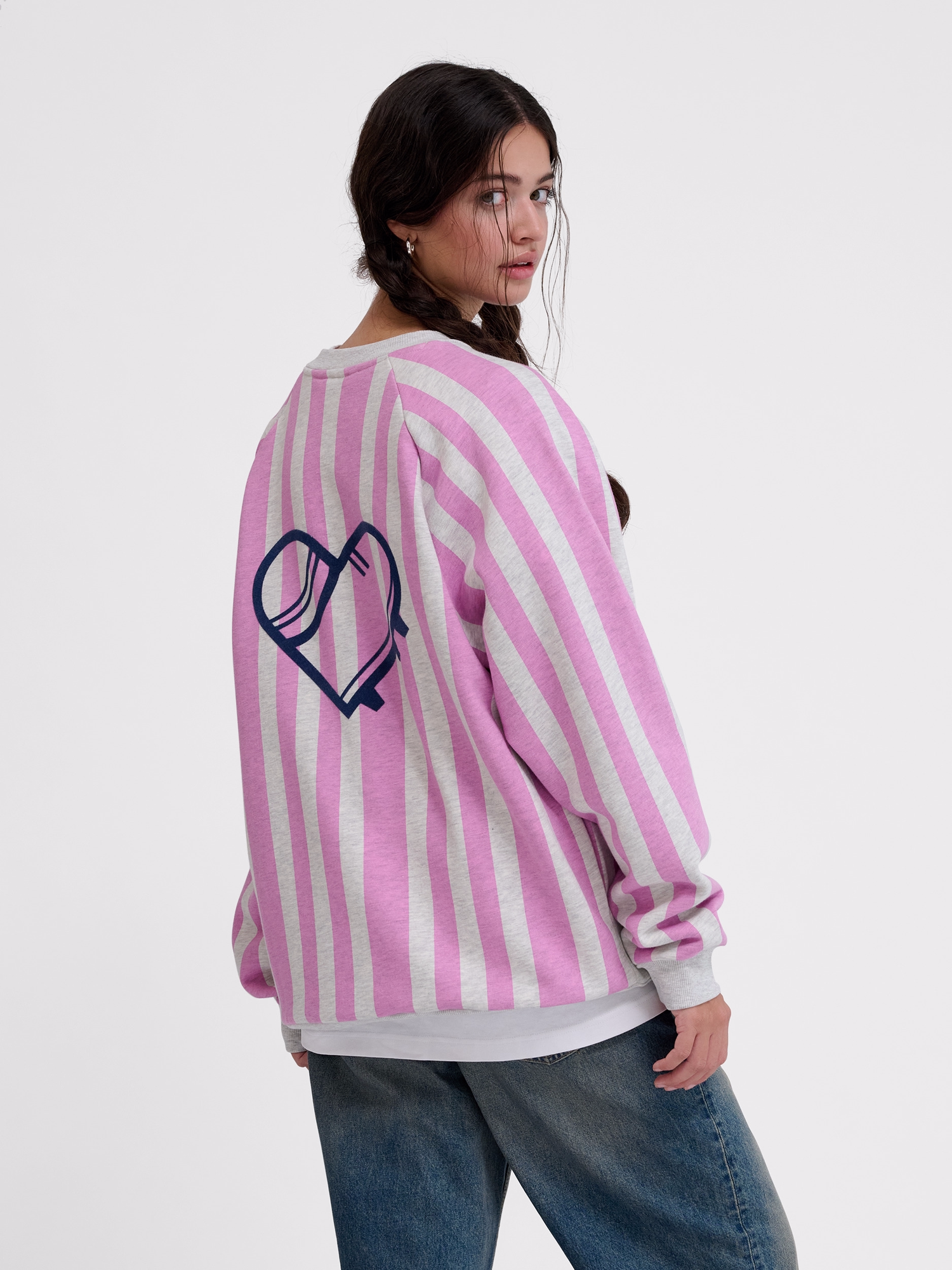 Sudadera holgada de cuello redondo Hummel Soccer Love 