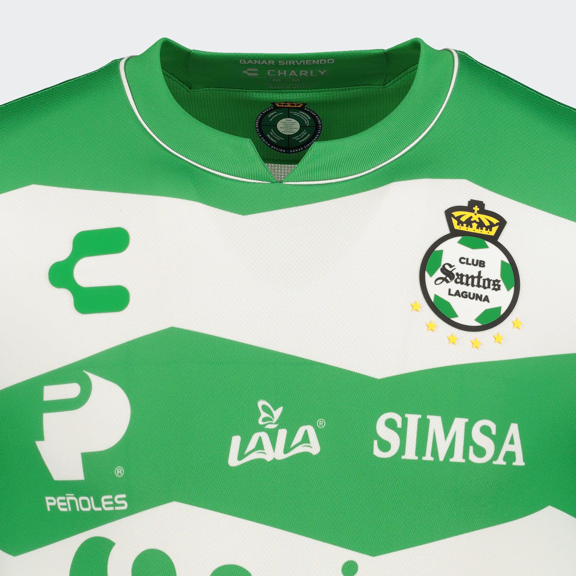 23/24 Charly Santos Laguna Home Jersey-Soccer Command