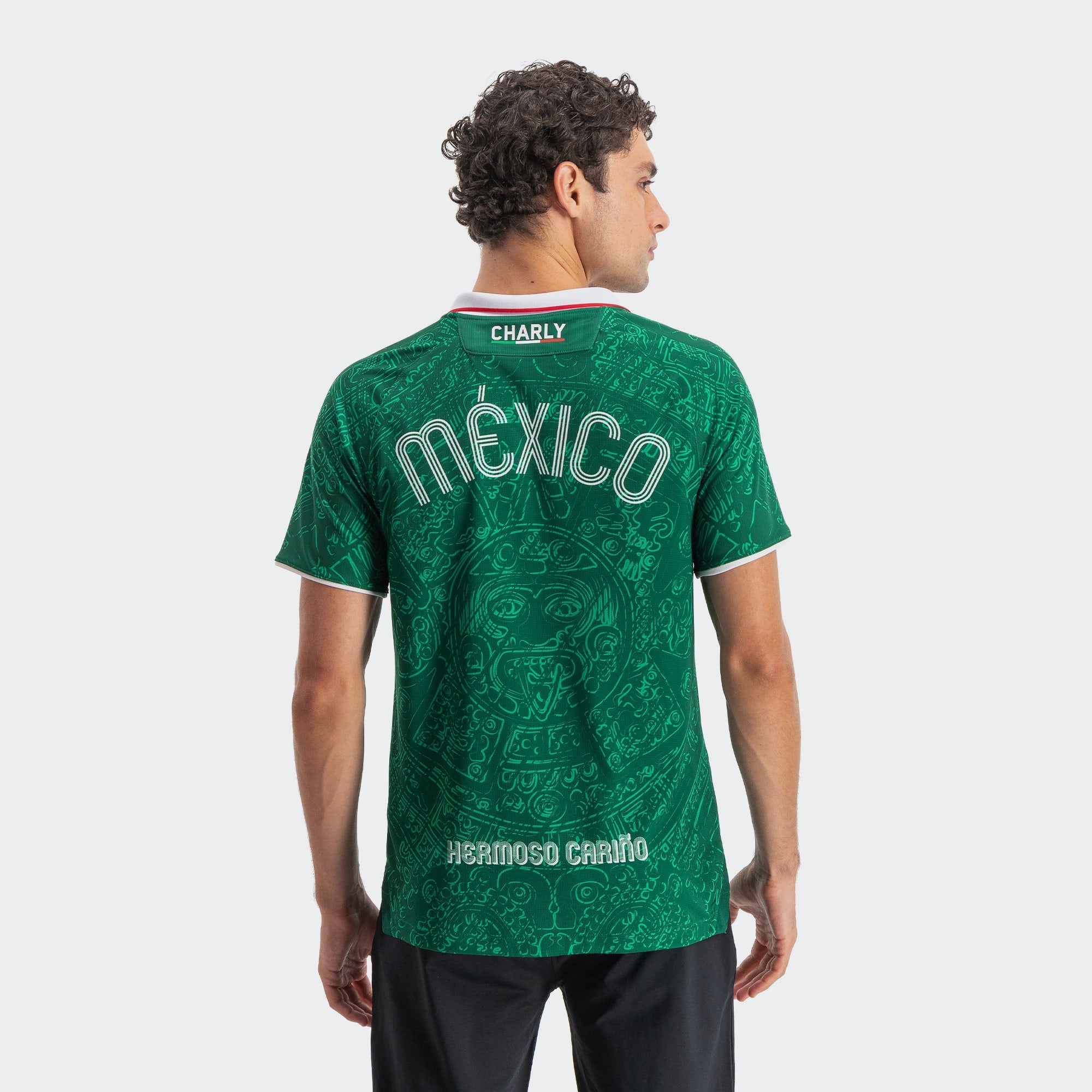 Camiseta Charly Mexico Azteca Heritage (verde) 