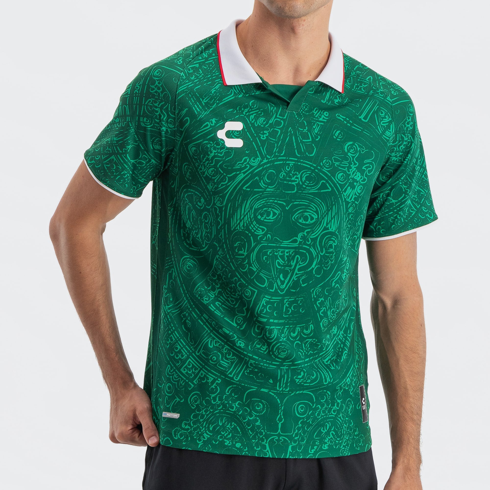 Camiseta Charly Mexico Azteca Heritage (verde) 