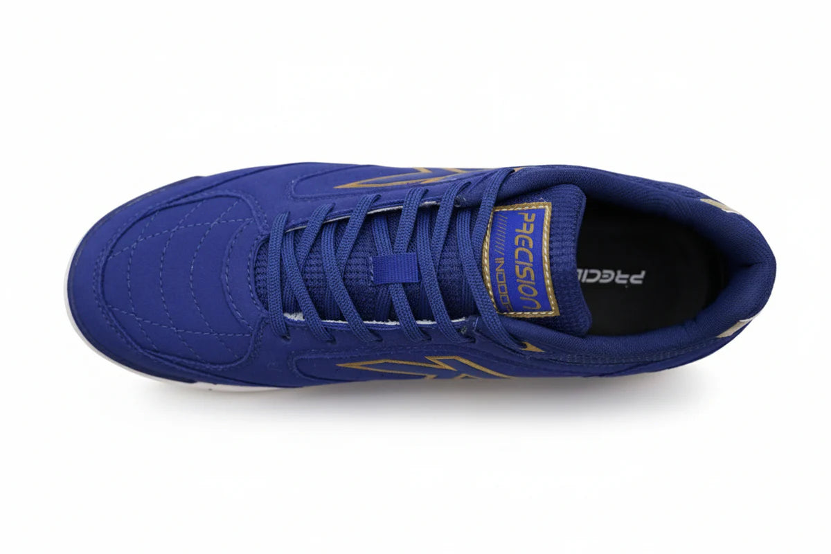 Kelme Precision Futsal Shoes (royal/gold)
