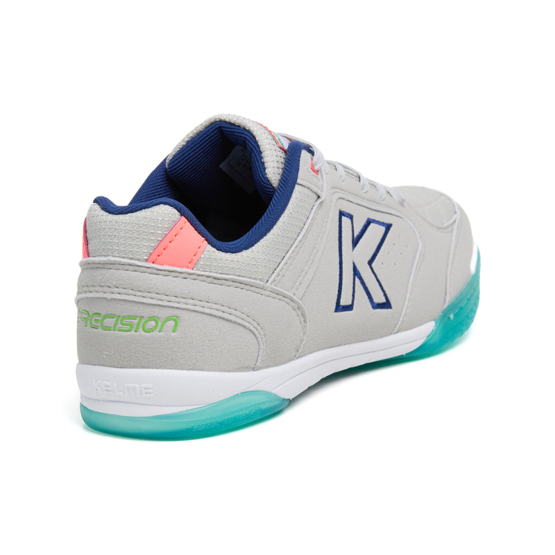 Kelme Precision Futsal Shoes (light grey)