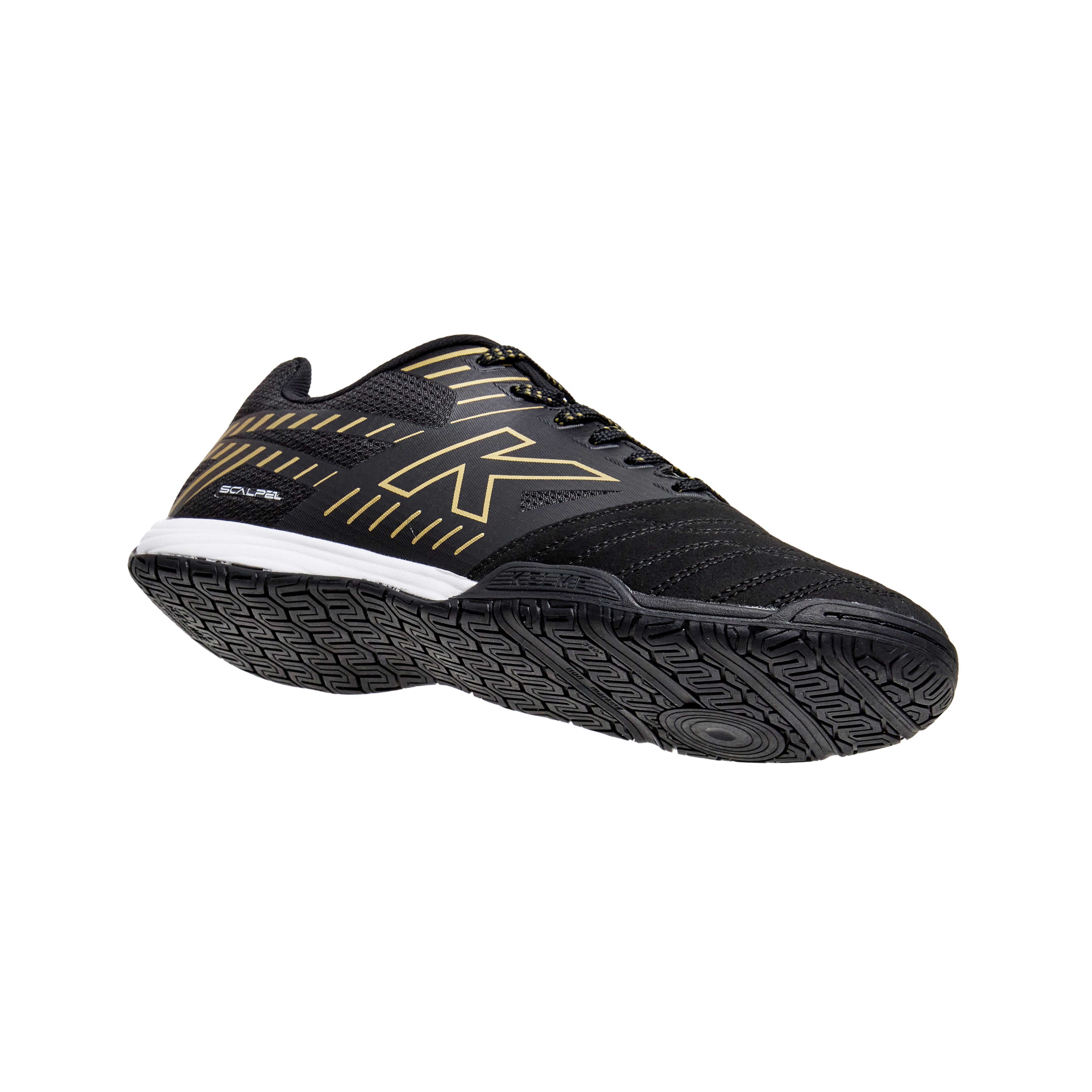 Zapatillas de fútbol sala Kelme Scalpel (negro/dorado) 