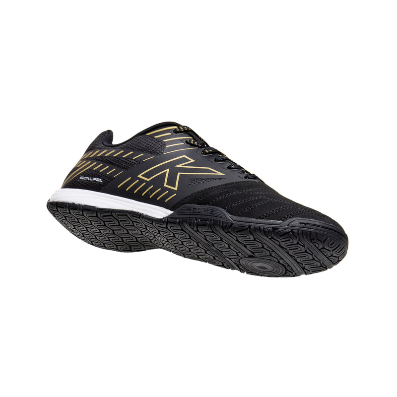 Kelme Scalpel Futsal Shoes (black/gold)