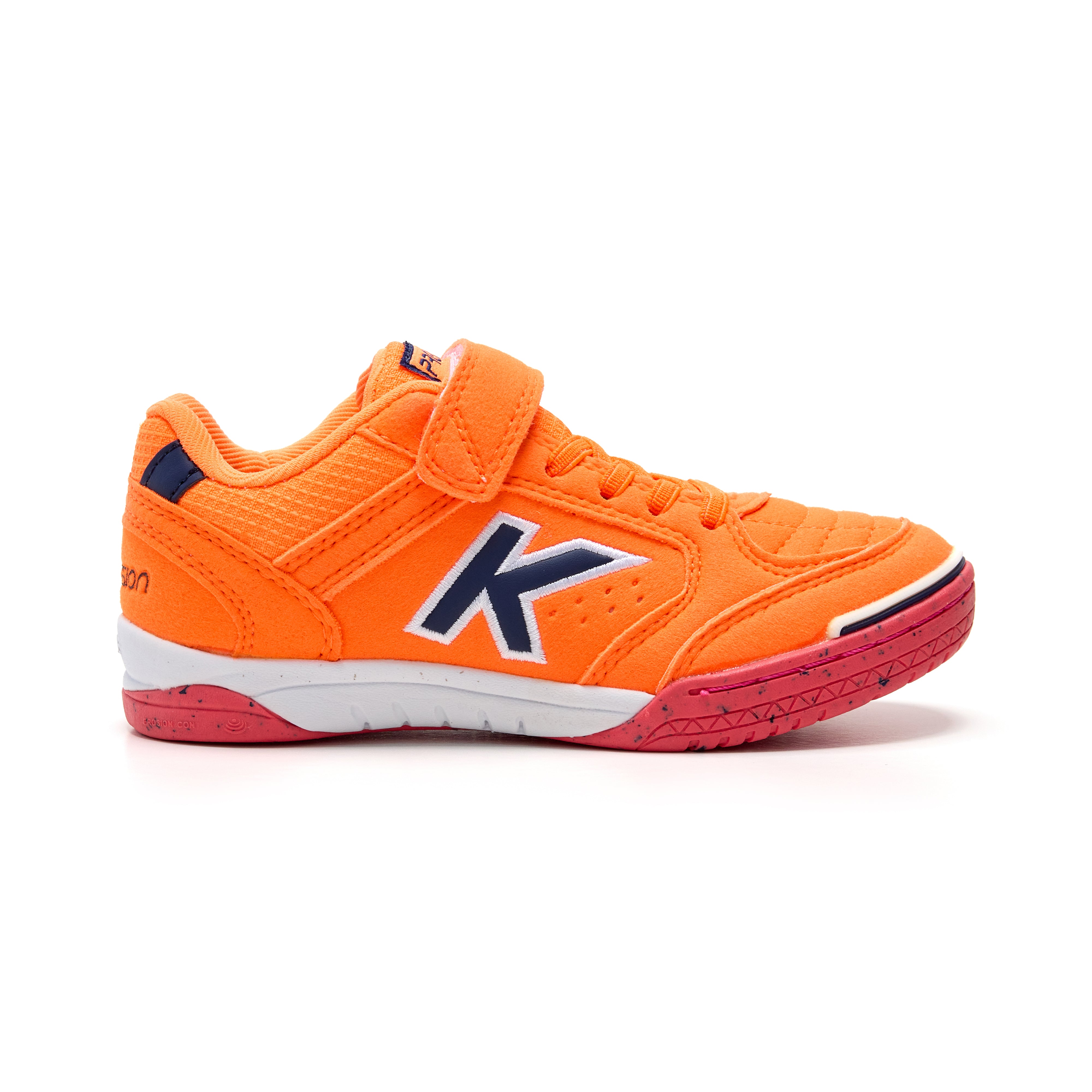 Kelme Precision Elastic Futsal Shoes (orange/blue)