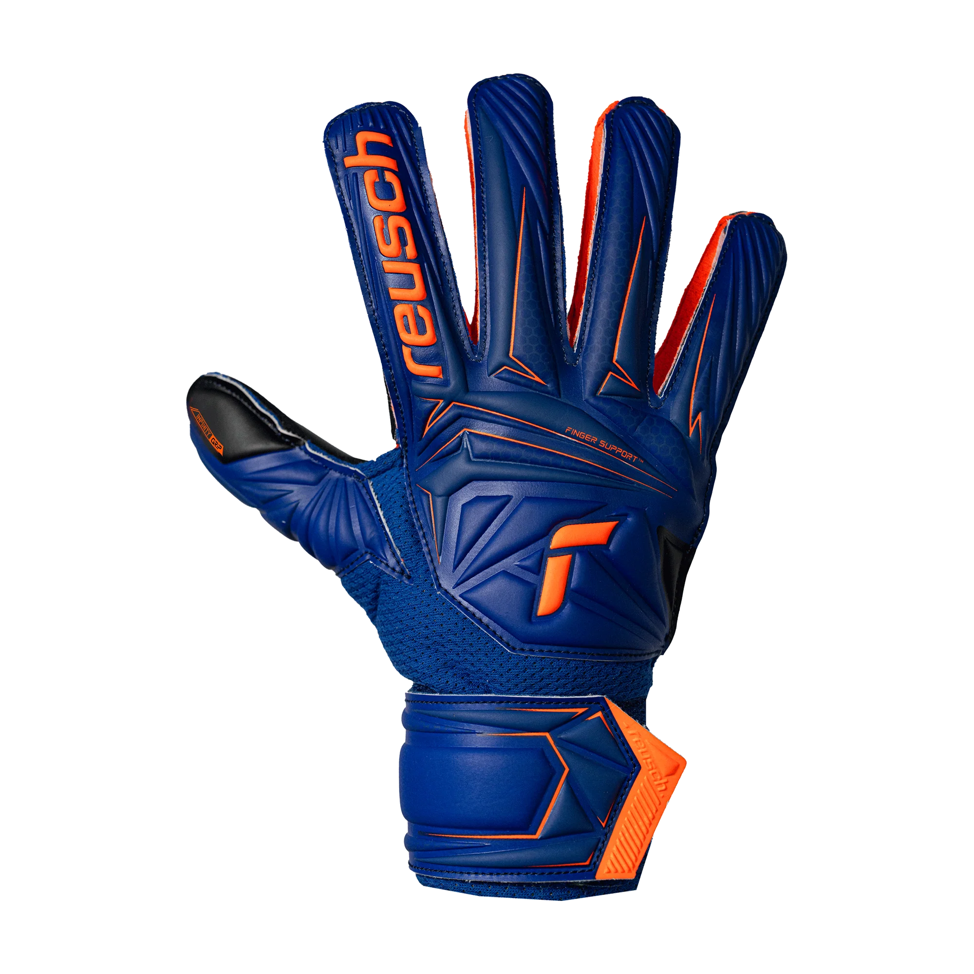 Reusch Attrakt Infinty Finger Support Junior Goalkeeper Gloves