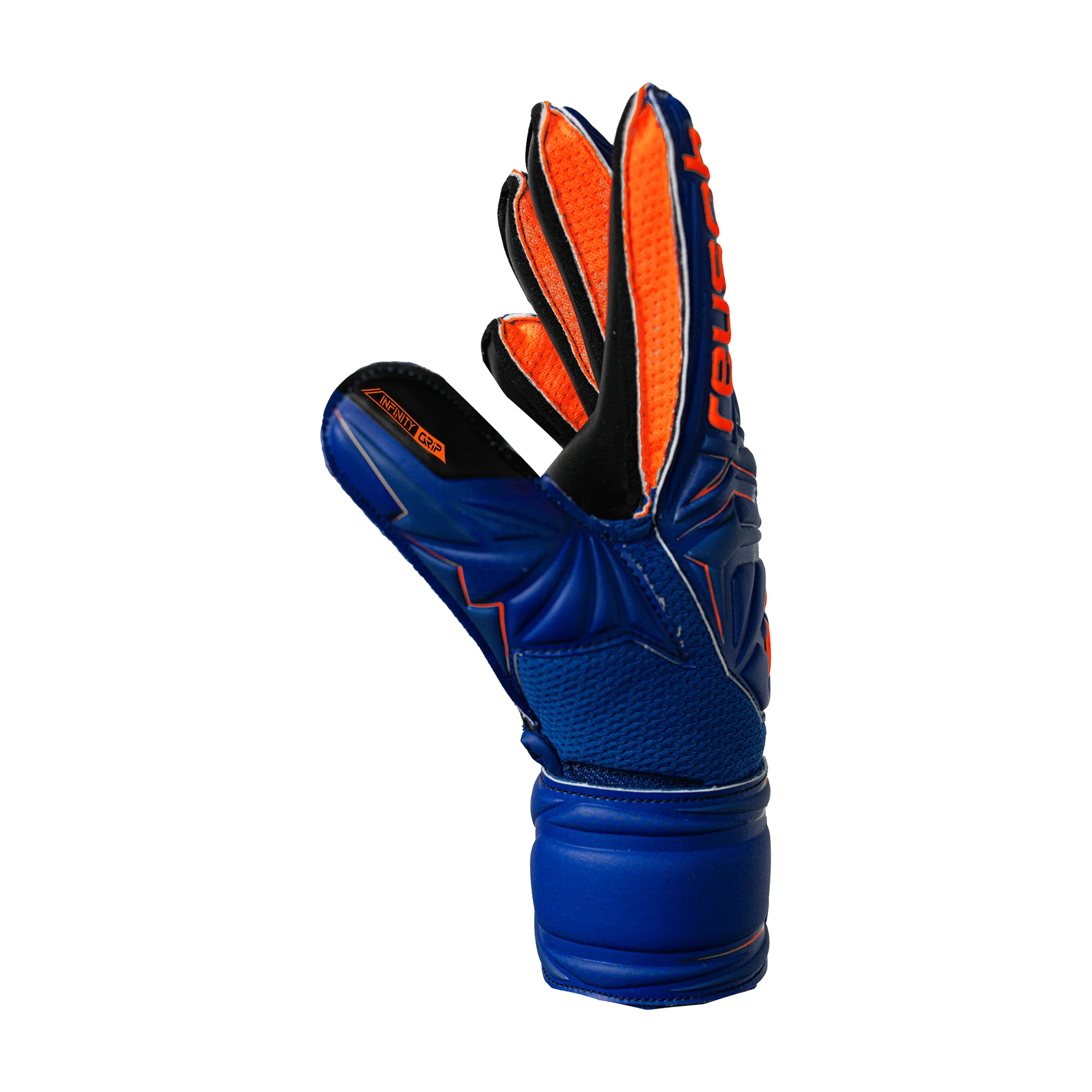 Reusch Attrakt Infinty Finger Support Junior Goalkeeper Gloves