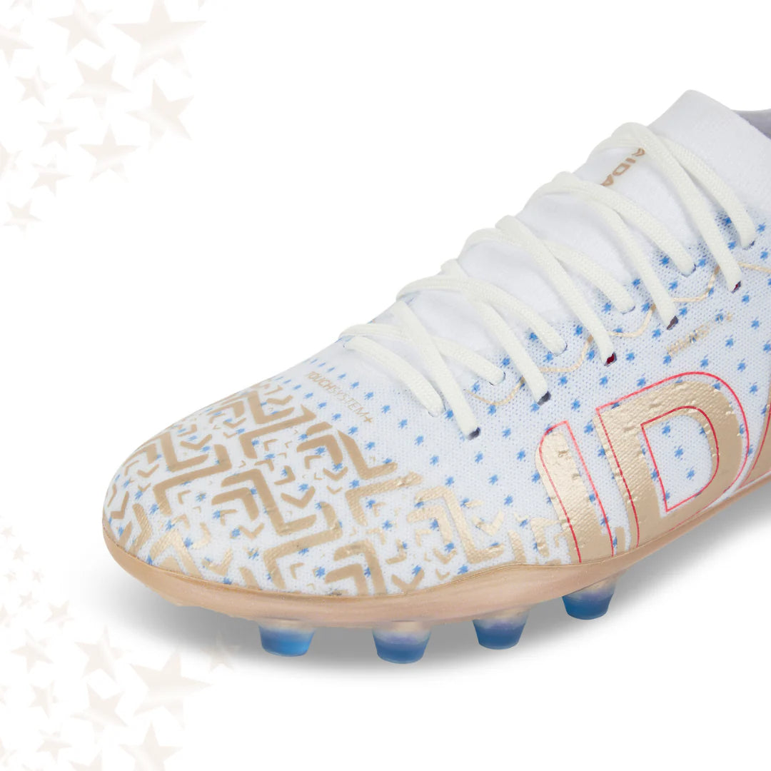 Pack IDA Edición Limitada 99er: Botas de fútbol ligeras Rise Elite para mujer FG/AG con calcetín