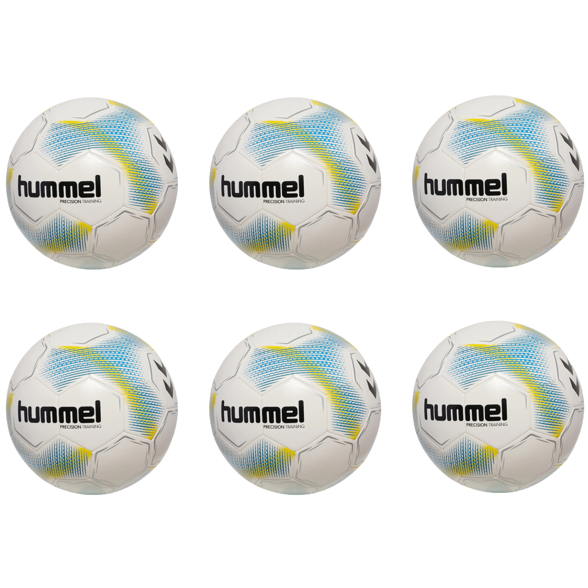 Balón de fútbol de entrenamiento de precisión hummel (paquete de 6) 