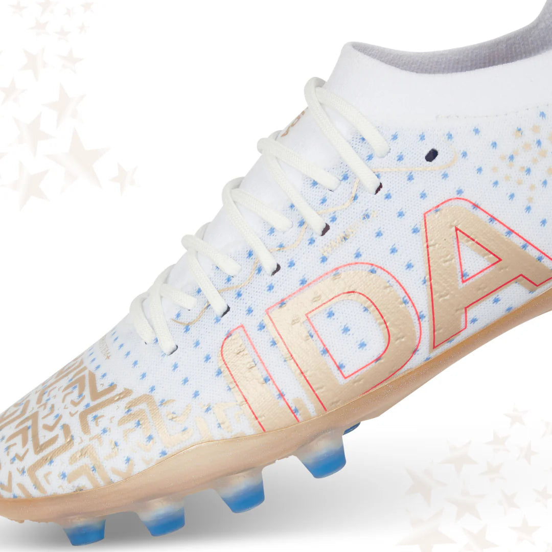 Pack IDA Edición Limitada 99er: Botas de fútbol ligeras Rise Elite para mujer FG/AG con calcetín