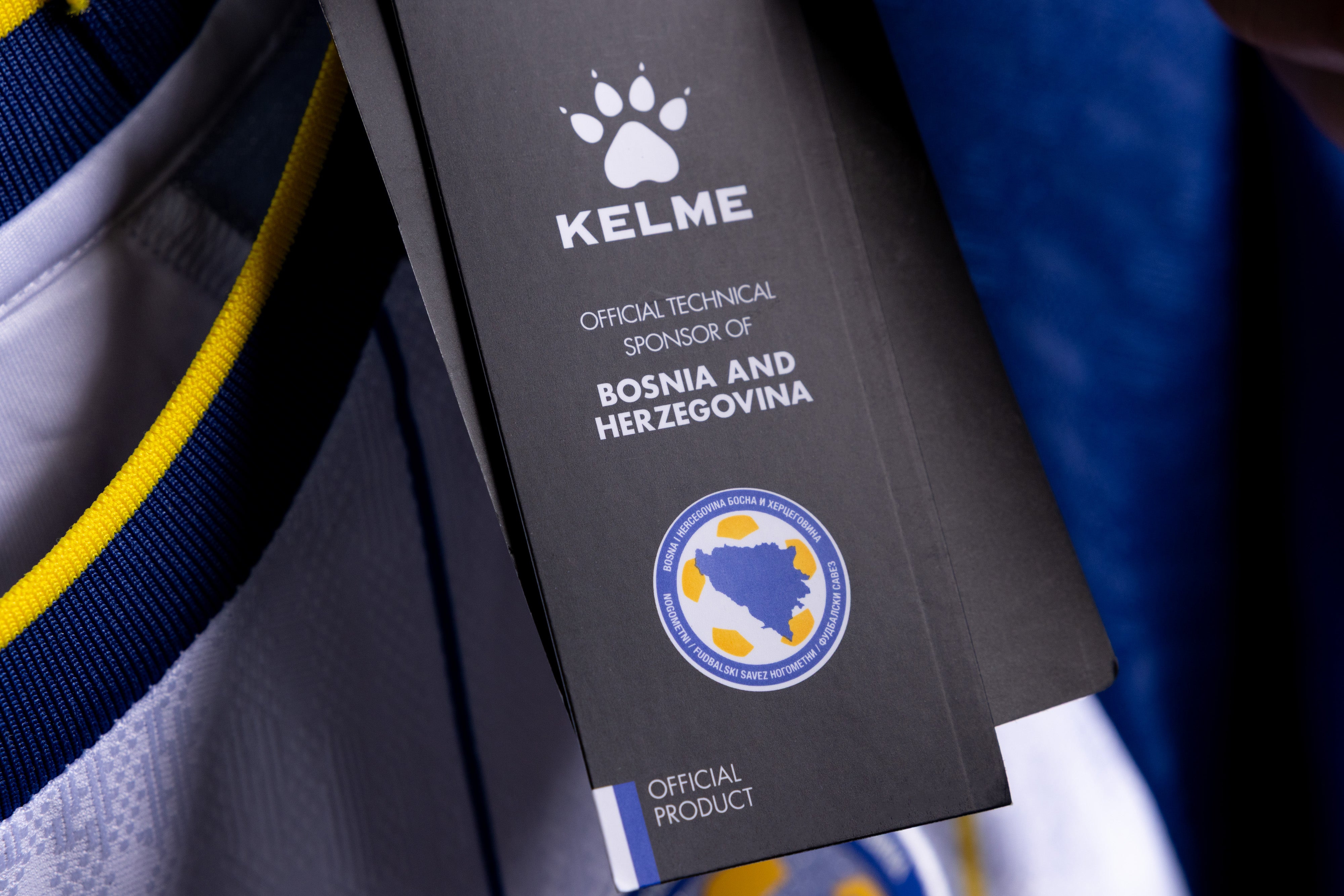 Kelme 2026 Bosnia and Herzegovina Authentic World Cup Away Soccer Jersey