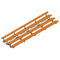 Jaypro Soccer All Aluminum Bleacher (4 Row - Single Foot Plank)-Soccer Command